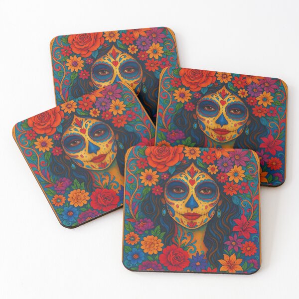 Item preview, Day of the Dead Inspired Illustration – Elegant Catrinas Art designed and sold by  Ojo de Lilith.