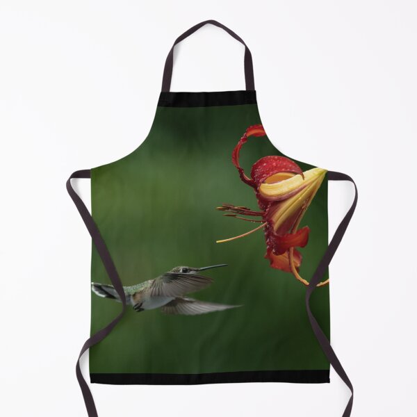 Item preview, Hummingbird and Daylily getting friendly designed and sold by Roxane Bay.