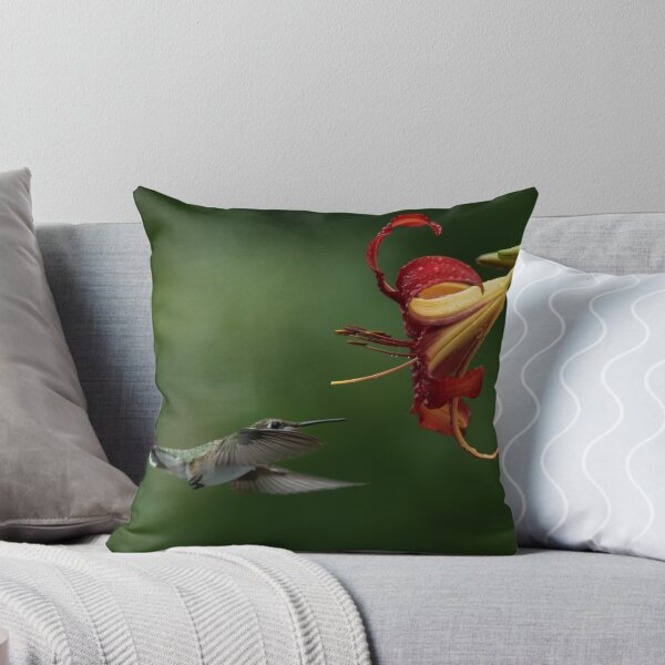 Item preview, Hummingbird and Daylily getting friendly designed and sold by Roxane Bay.