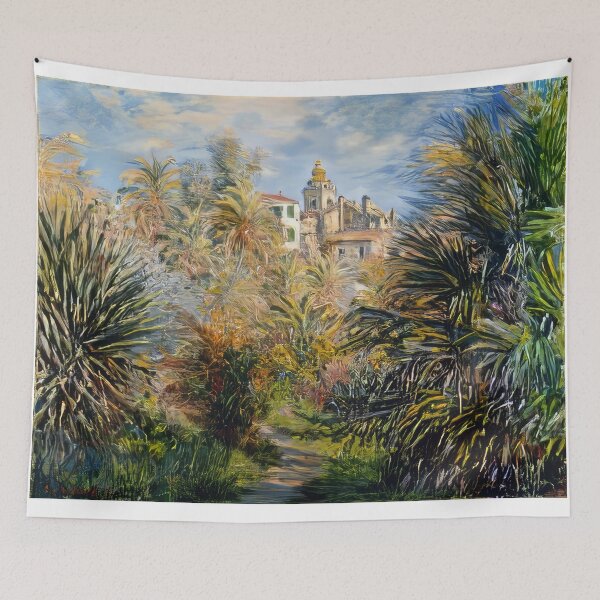 Item preview, The Moreno Garden at Bordighera   1884 by Claude Monet designed and sold by GabyddAlessandr.
