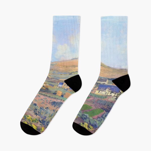 Item preview, The Mount Riboudet in Rouen at Spring   1872 by Claude Monet designed and sold by GabyddAlessandr.