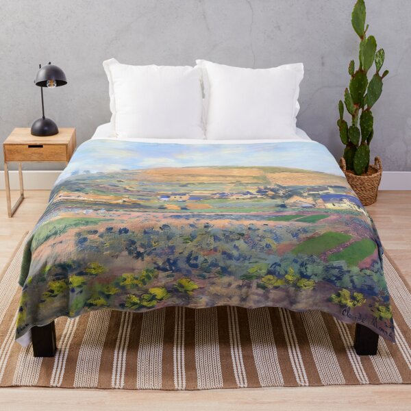 Item preview, The Mount Riboudet in Rouen at Spring 1872 by Claude Monet designed and sold by GabyddAlessandr.