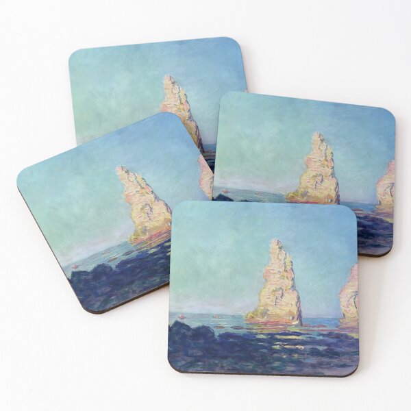 Artikelvorschau, Die Nadel von Etretat bei Ebbe 1883 von Claude Monet entworfen und verkauft von GabyddAlessandr.