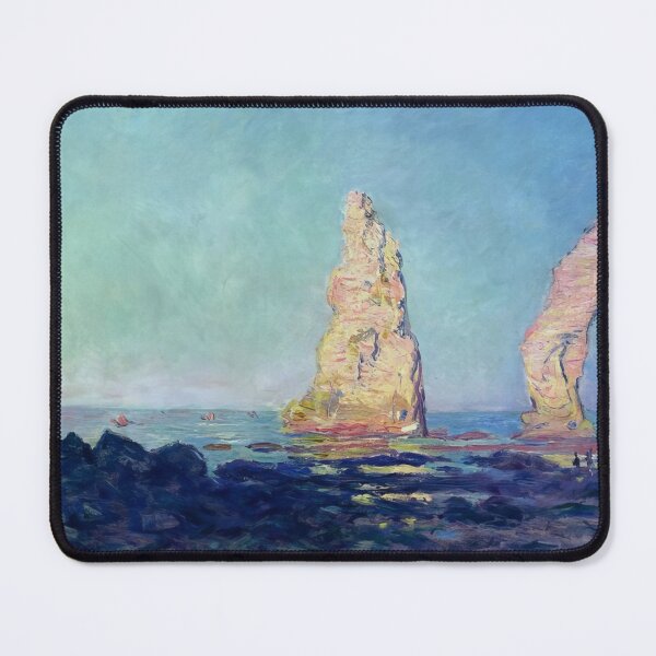 Item preview, The Needle of Etretat Low Tide 1883 by Claude Monet designed and sold by GabyddAlessandr.