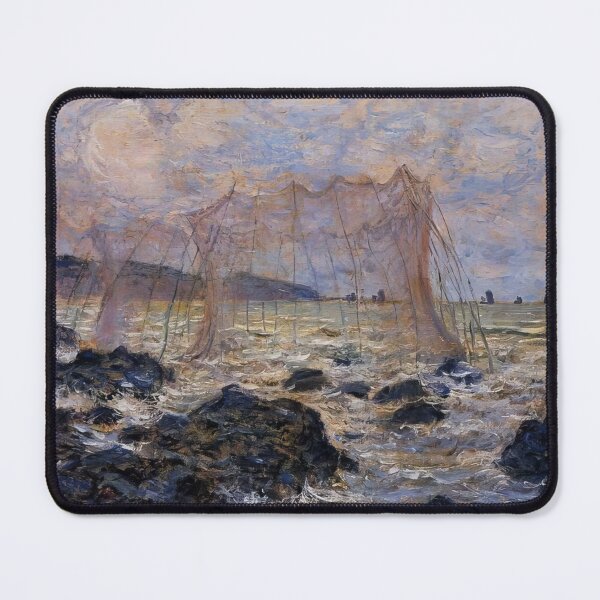 Item preview, The Nets 1882 by Claude Monet designed and sold by GabyddAlessandr.
