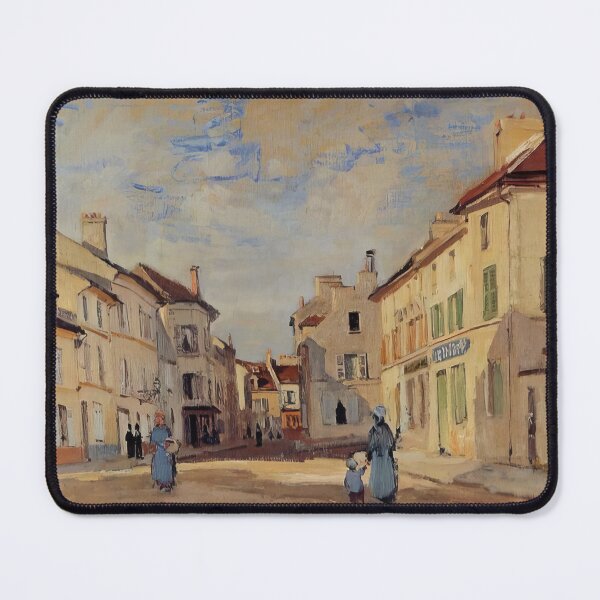 Item preview, The Old Rue de la Chaussee Argenteuil 1872 by Claude Monet designed and sold by GabyddAlessandr.