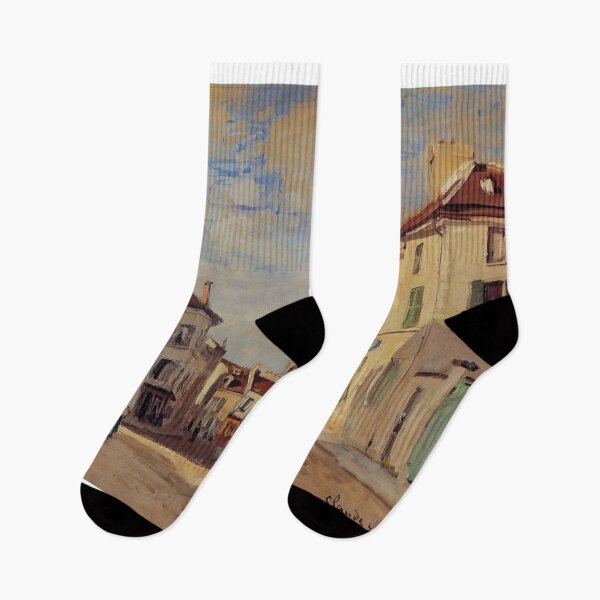 Item preview, The Old Rue de la Chaussee Argenteuil   1872 by Claude Monet designed and sold by GabyddAlessandr.