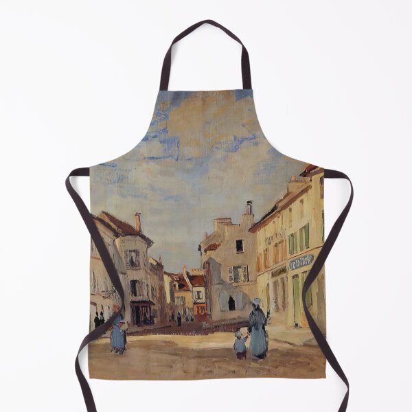Item preview, The Old Rue de la Chaussee Argenteuil 1872 by Claude Monet designed and sold by GabyddAlessandr.