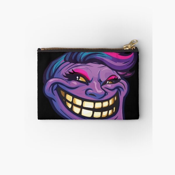 Item preview, Purple female troll with pink highlights and evil grin designed and sold by mirrorimages.