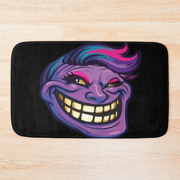 Item preview, Purple female troll with pink highlights and evil grin designed and sold by mirrorimages.