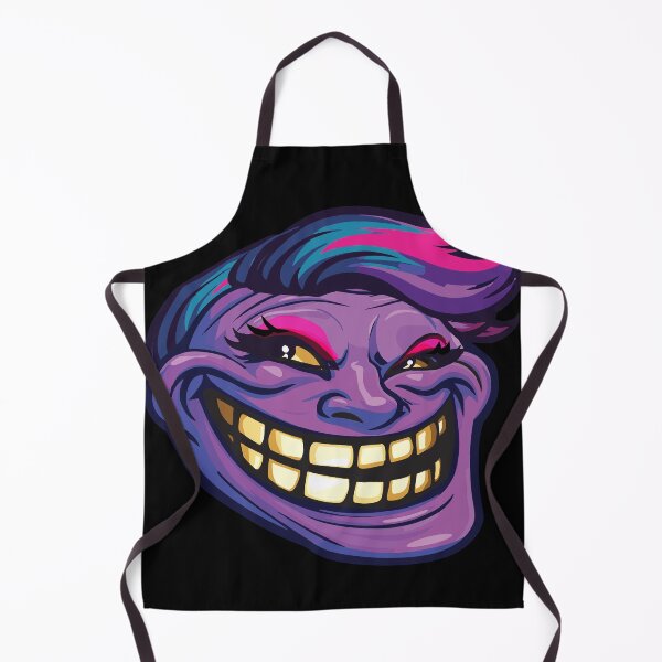 Item preview, Purple female troll with pink highlights and evil grin designed and sold by mirrorimages.