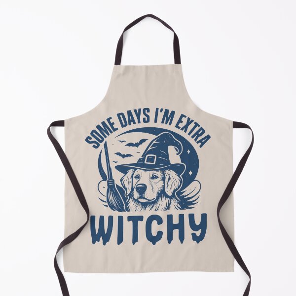 Item preview, Some Days I'm Extra Witchy – Golden Retriever Halloween designed and sold by Bossy Dogs Co..