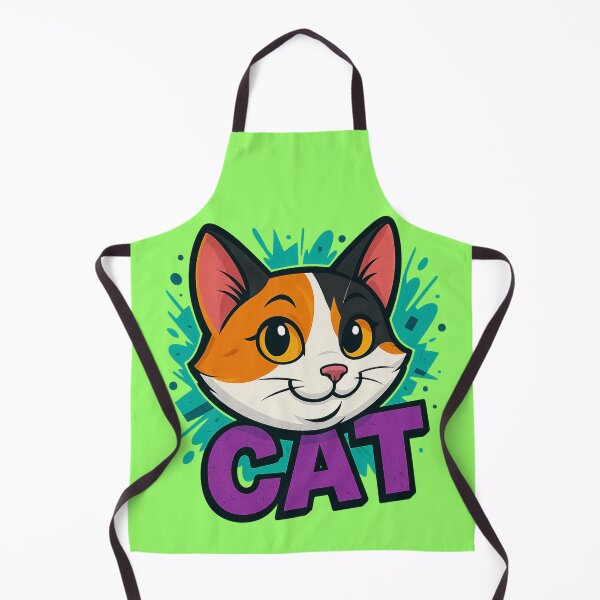 Item preview, Calico Kitten with Purple Graffiti – Fun Street Style designed and sold by Idelab-11.