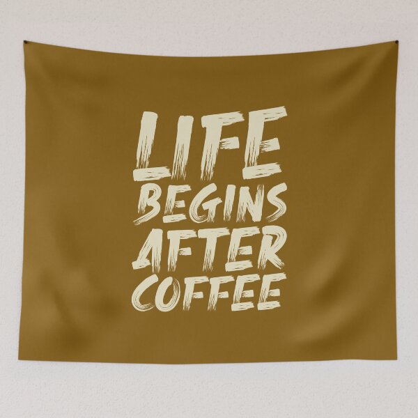 Item preview, Life begins after coffee lettering designed and sold by Joncasmiart.
