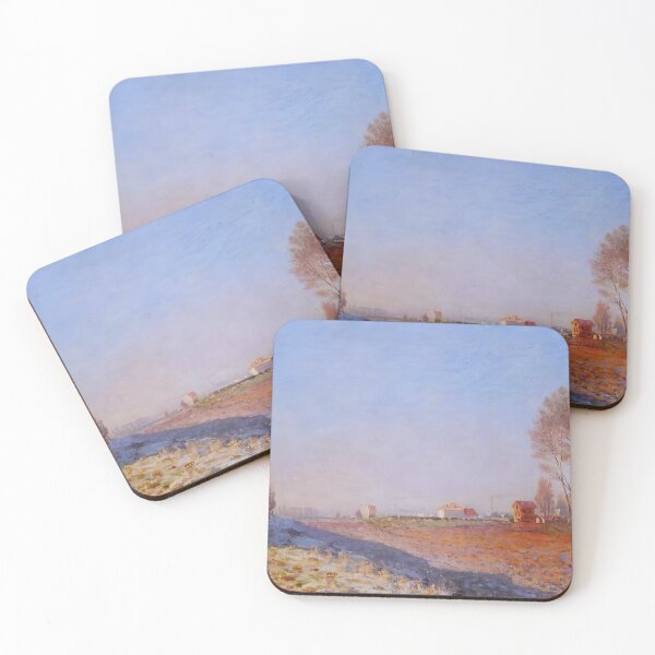 Item preview, The Plain of Colombes White Frost   1873 by Claude Monet designed and sold by GabyddAlessandr.