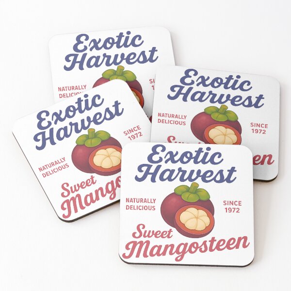 Item preview, Vintage Mangosteen Fruit designed and sold by KloverDesigns.