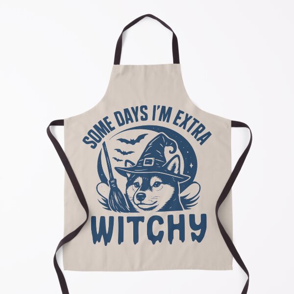 Item preview, Some Days I'm Extra Witchy – Shiba Inu Halloween designed and sold by Bossy Dogs Co..