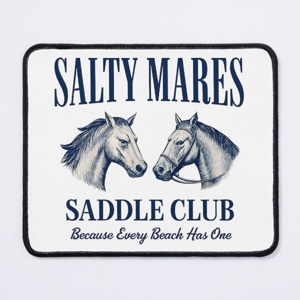 Item preview, Salty Mares Saddle Club Because Every Beach Has One designed and sold by Small Batch Love.