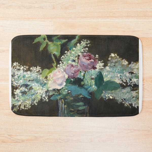 Item preview, Vase of White Lilacs and Roses by Edouard Manet (1883) designed and sold by PureVintageLove.