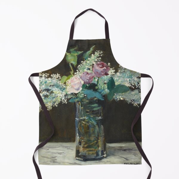 Item preview, Vase of White Lilacs and Roses by Edouard Manet (1883) designed and sold by PureVintageLove.