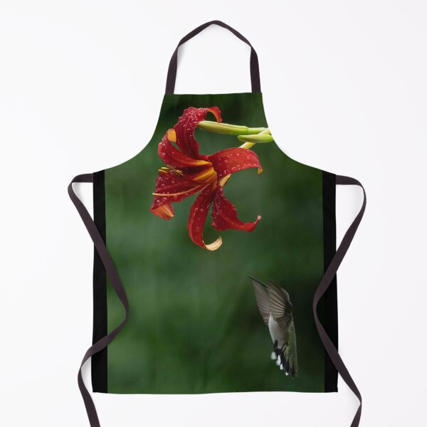 Item preview, Hummingbird and Daylily getting friendly designed and sold by Roxane Bay.