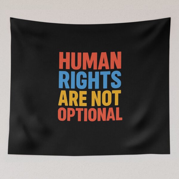 Item preview, HUMAN RIGHTS ARE NOT OPTIONAL designed and sold by Uglyandcute.