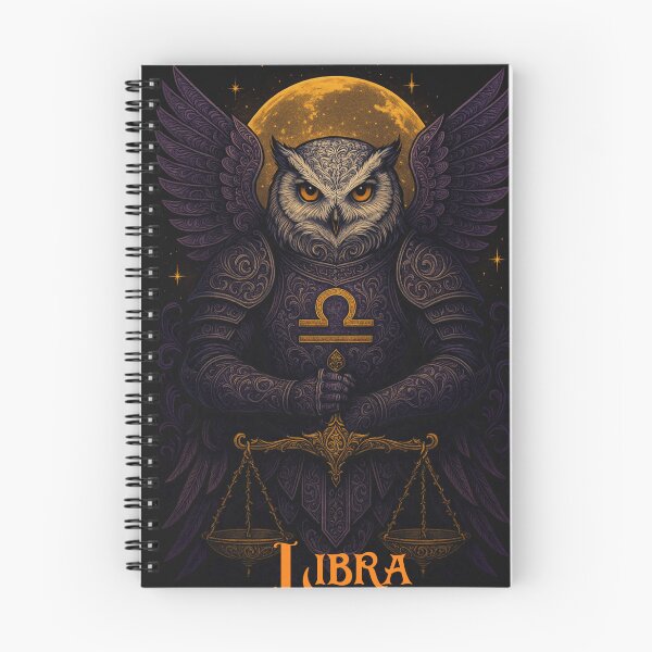 Item preview, Libra Owl Paladin – Silent Balance Zodiac tshirt designed and sold by Wandering Threads.