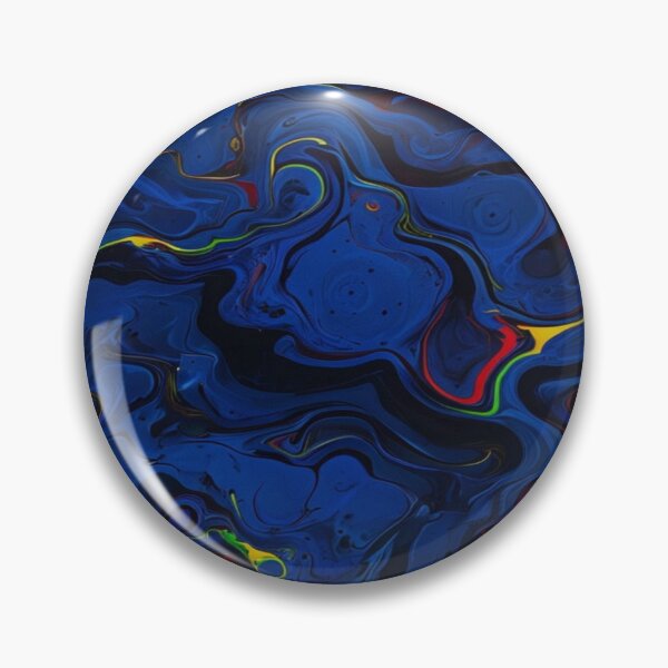 Item preview, dark blue wavy pattern designed and sold by saly55887.