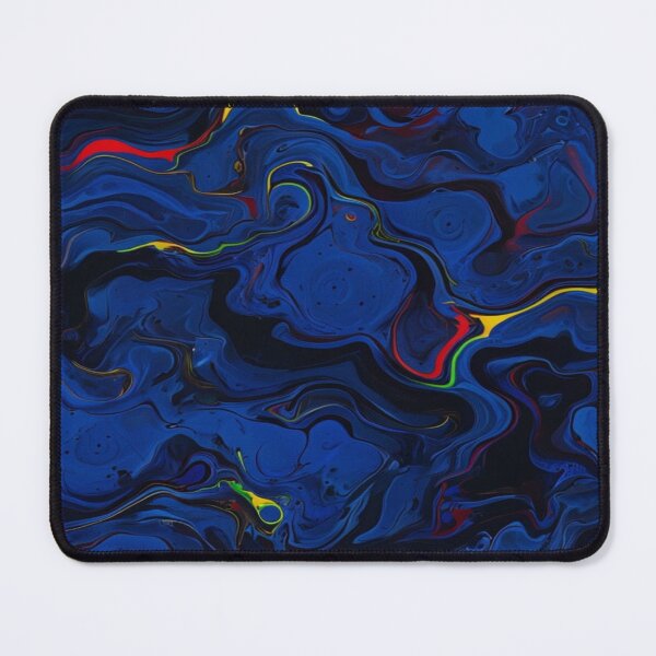 Item preview, dark blue wavy pattern designed and sold by saly55887.