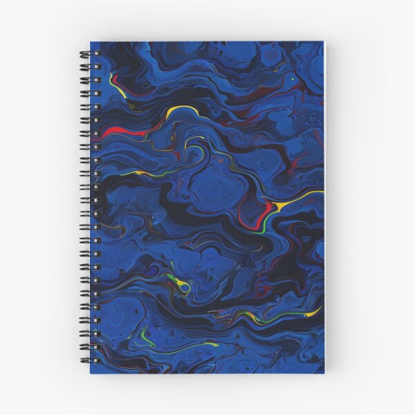 Item preview, dark blue wavy pattern designed and sold by saly55887.
