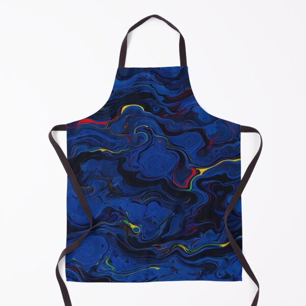 Item preview, dark blue wavy pattern designed and sold by saly55887.