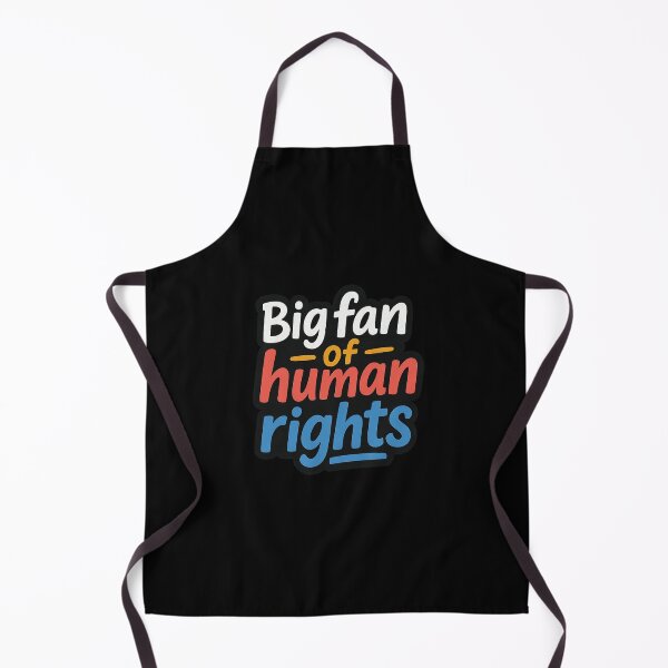 Item preview, Big Fan of Human Rights | Bold Activist Text Design designed and sold by Uglyandcute.