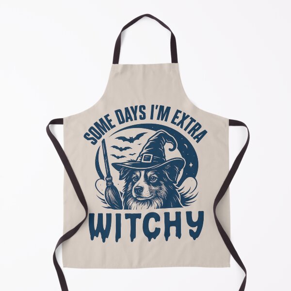 Item preview, Some Days I'm Extra Witchy – Australian Shepherd Halloween designed and sold by Bossy Dogs Co..