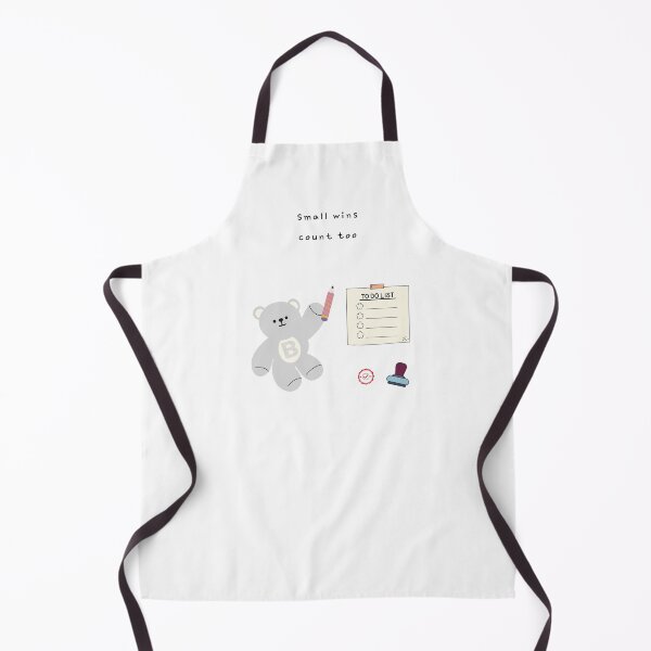Item preview, Small Wins Count Too – Gentle Bear Mood ( White / Transparent Background ) designed and sold by mintmono-studio.