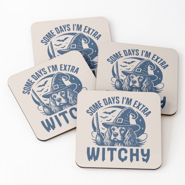 Item preview, Some Days I'm Extra Witchy – Cocker Spaniel Halloween  designed and sold by Bossy Dogs Co..