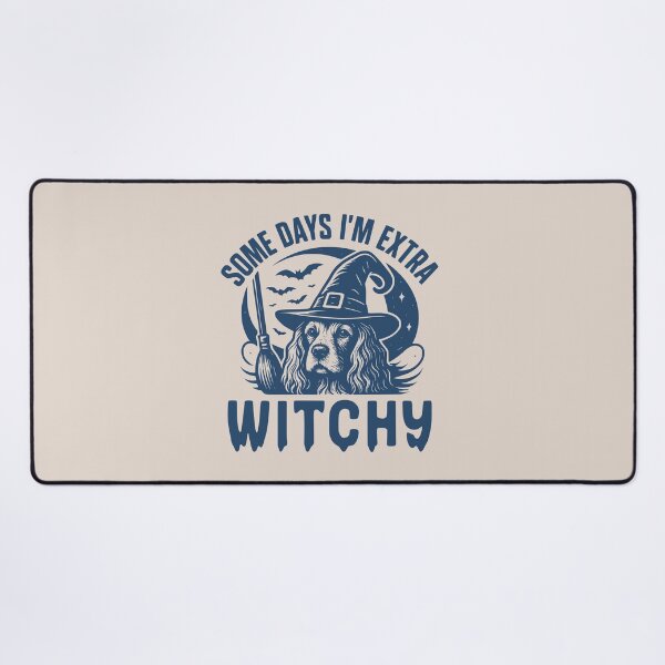 Item preview, Some Days I'm Extra Witchy – Cocker Spaniel Halloween designed and sold by Bossy Dogs Co..