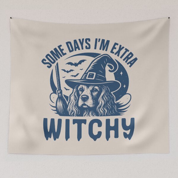 Item preview, Some Days I'm Extra Witchy – Cocker Spaniel Halloween  designed and sold by Bossy Dogs Co..