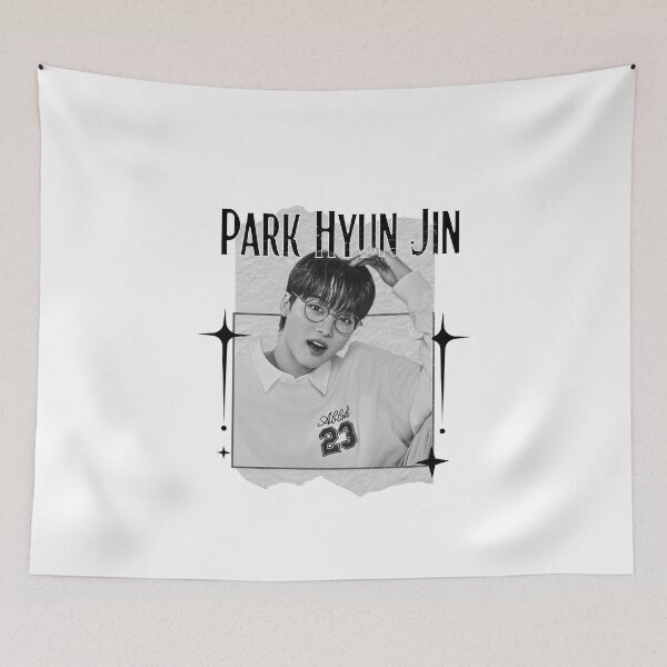 Item preview, Big Ocean Park Hyun Jin (박현진) Kpop group Monochrome Black and White Classic Design Collage  designed and sold by HELL0WBELLO.