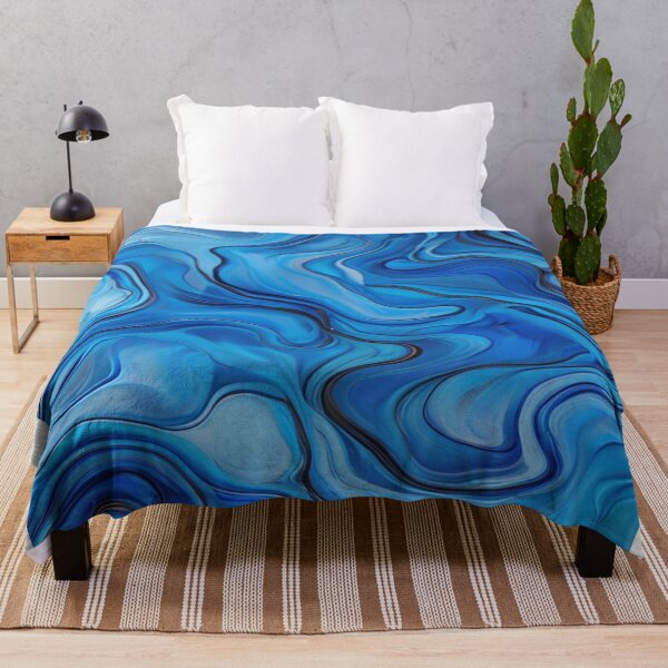 Item preview, Blue wave pattern designed and sold by saly55887.