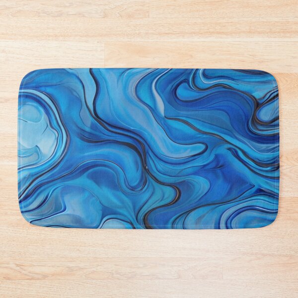 Item preview, Blue wave pattern designed and sold by saly55887.