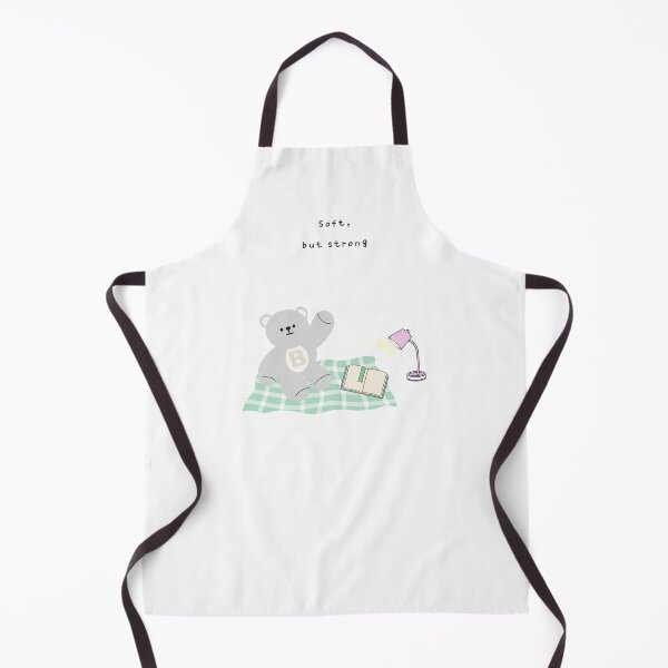 Item preview, Soft, Still Strong – Gentle Bear Mood ( White / Transparent Background ) designed and sold by mintmono-studio.