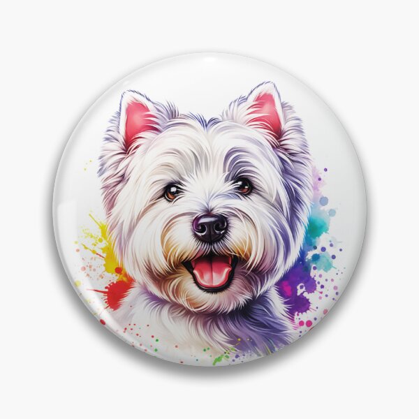 Artikelvorschau, Aquarell West Highland White Terrier entworfen und verkauft von TheAnimalZ00.