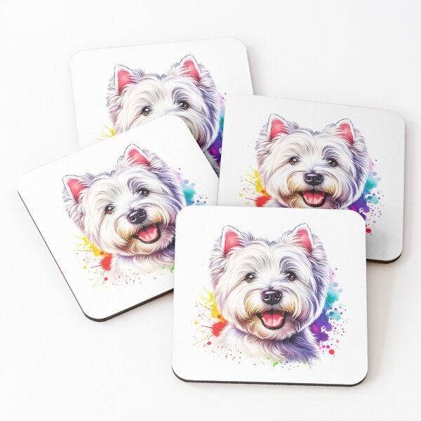 Item preview, Watercolor West Highland White Terrier  designed and sold by TheAnimalZ00.
