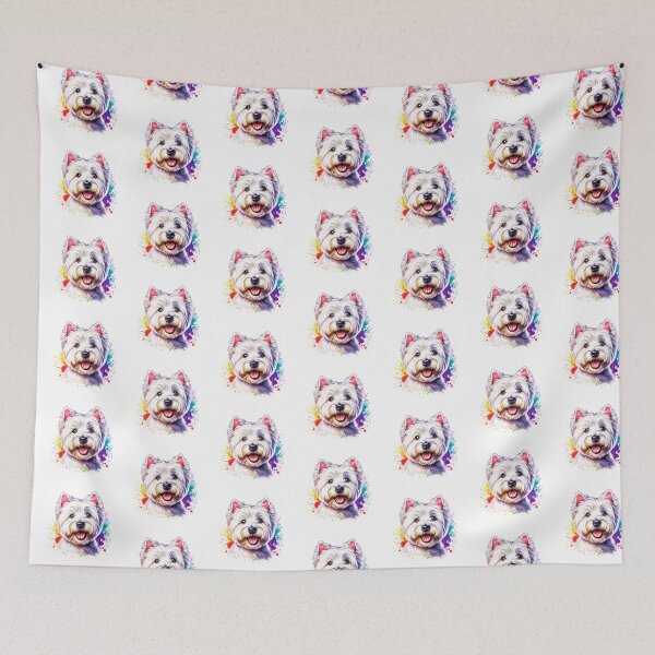Item preview, Watercolor West Highland White Terrier  designed and sold by TheAnimalZ00.