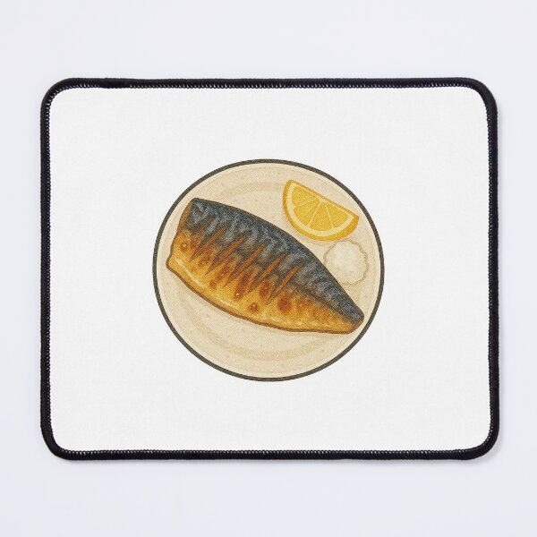 Item preview, Grilled Mackerel – Japanese Saba Fish Art designed and sold by Vendeloc.