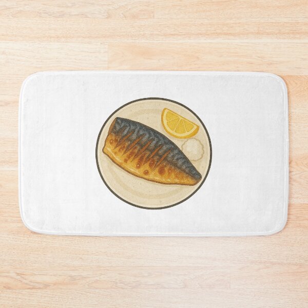 Item preview, Grilled Mackerel – Japanese Saba Fish Art designed and sold by Vendeloc.