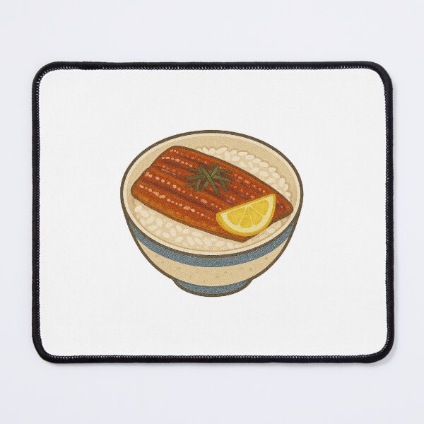Item preview, Unagi Don – Japanese Eel Rice Bowl Design designed and sold by Vendeloc.