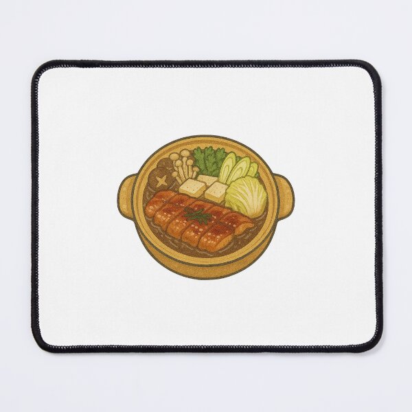 Item preview, Sukiyaki Hot Pot – Japanese Beef Stew Illustration designed and sold by Vendeloc.