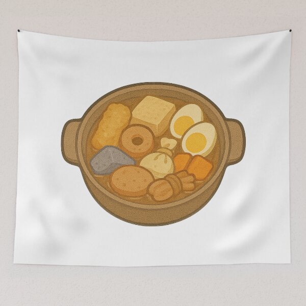 Item preview, Oden – Japanese Winter Stew Design designed and sold by Vendeloc.