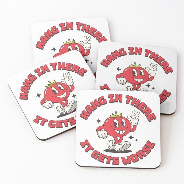 Item preview, Hang In There It Gets Worse Funny Tomato Culinary School designed and sold by Guarddogdrive.